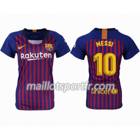 Maillot de Foot Barcelone MESSI 10 Femme Domicile 2018/19